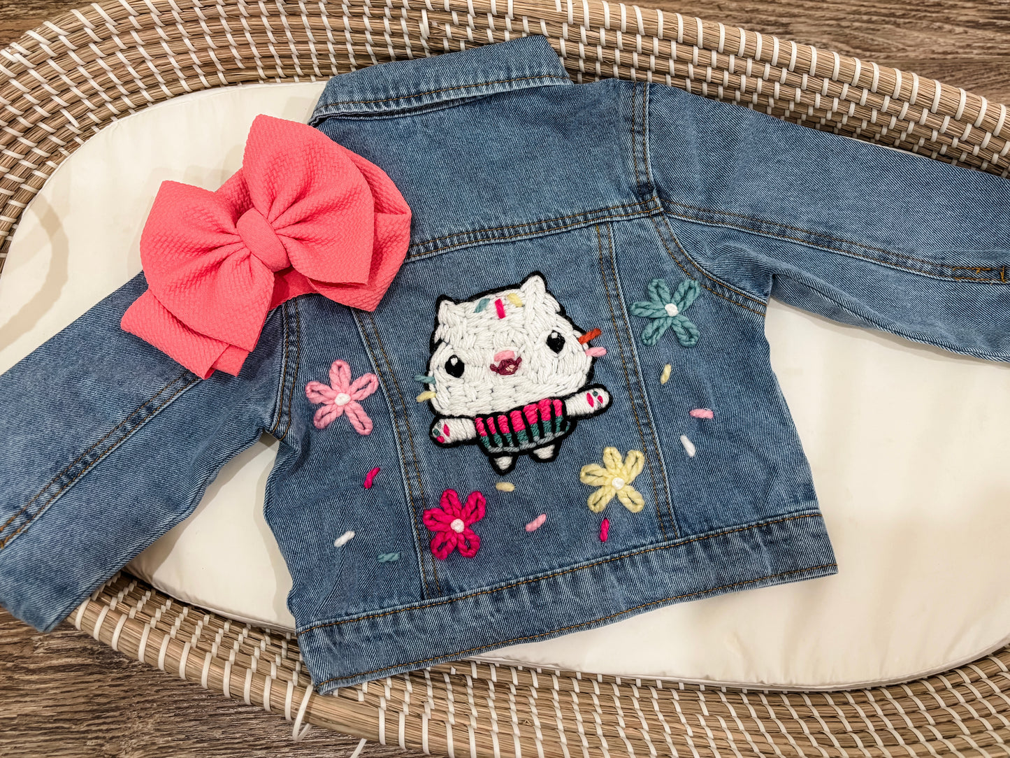 Cupcake Cutie Denim Jacket 🧁🌸