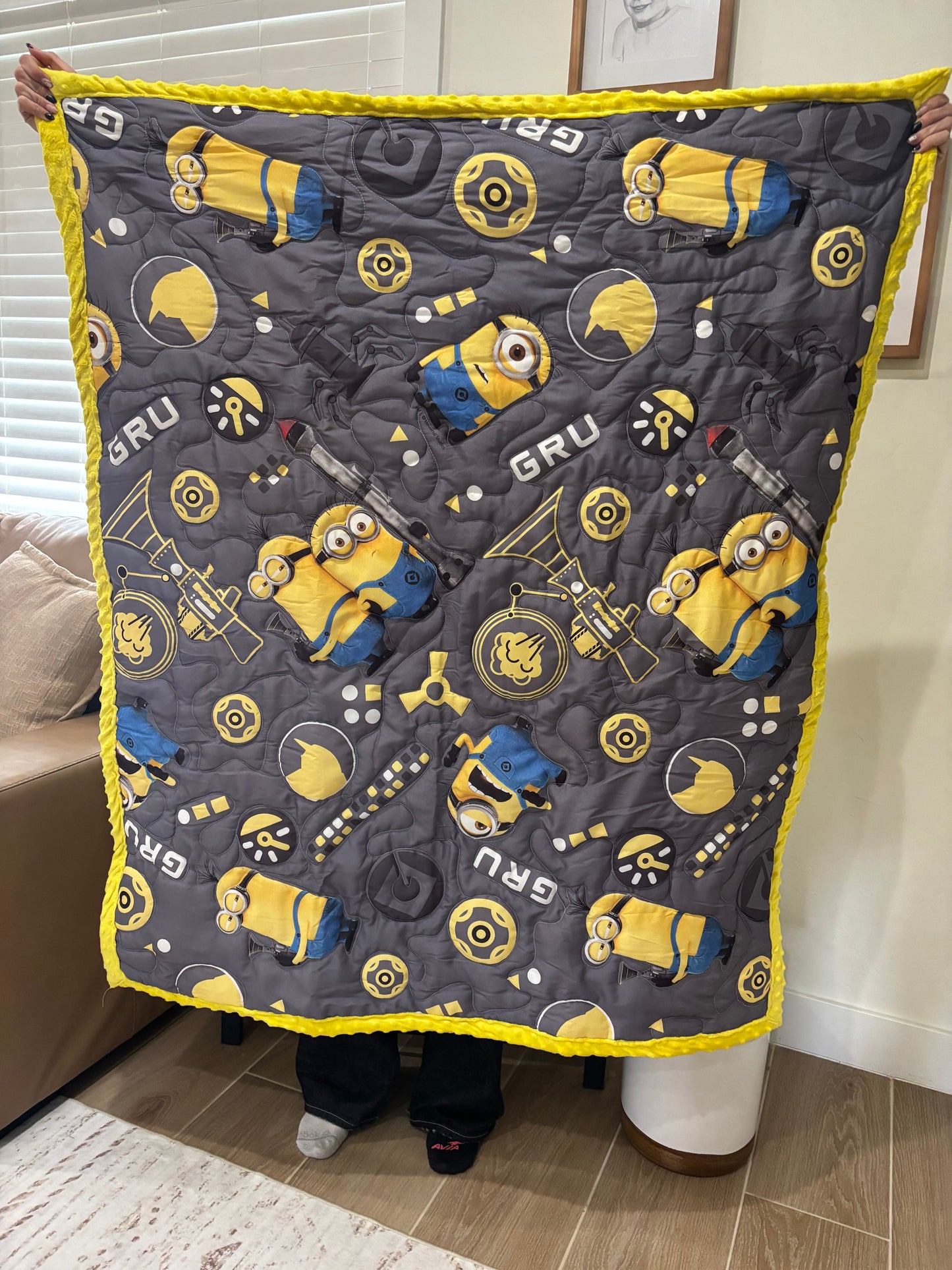 Minions Adventure | Handmade Minky-Backed Quilt