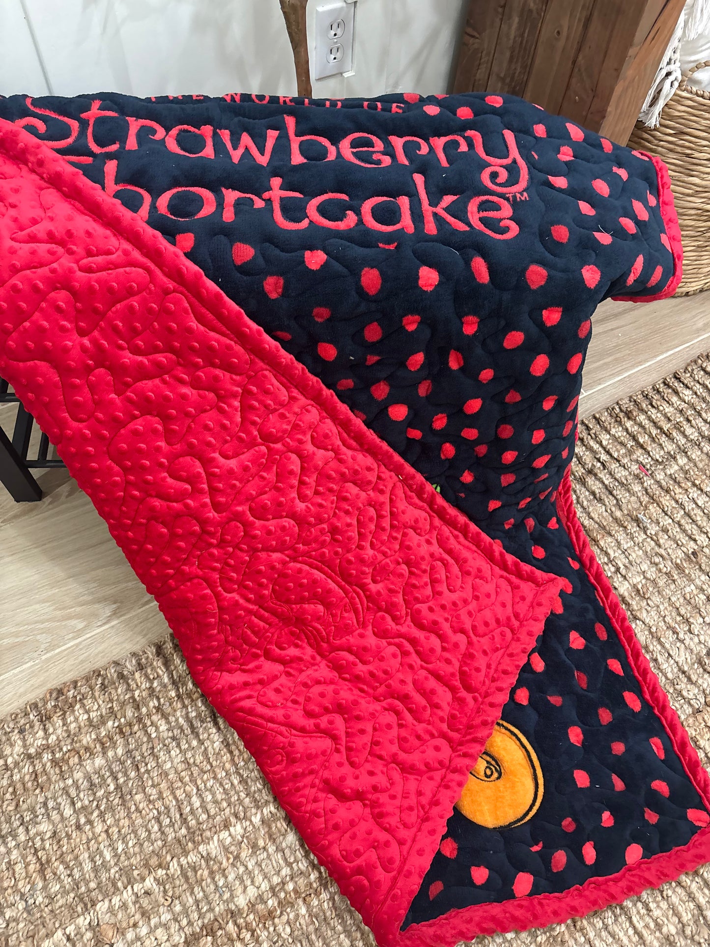 ππ
Strawberry Shortcake Minky Blanket