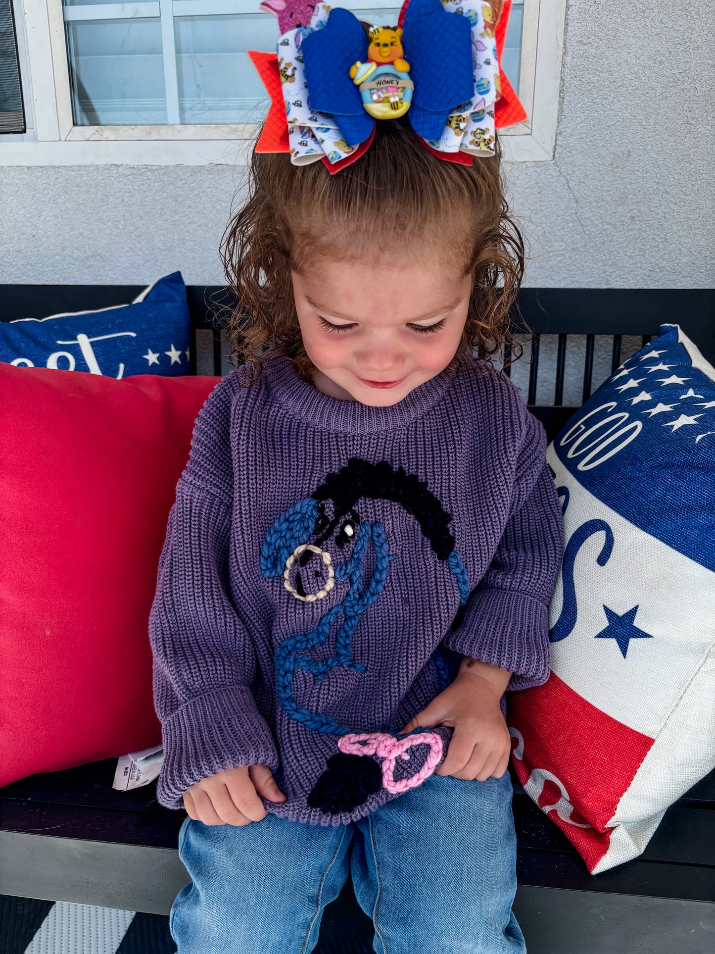 Eeyore-inspired sweater: