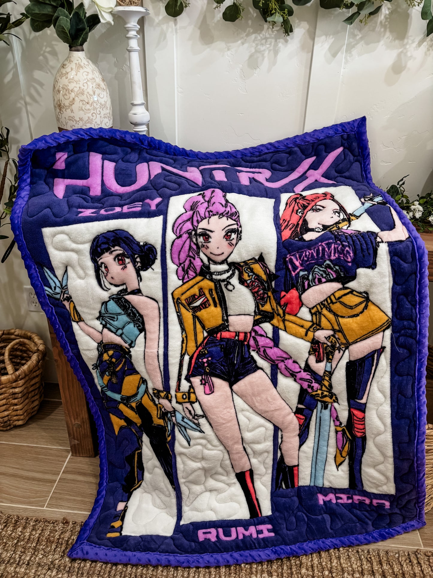 💜 Huntrix Minky Blanket