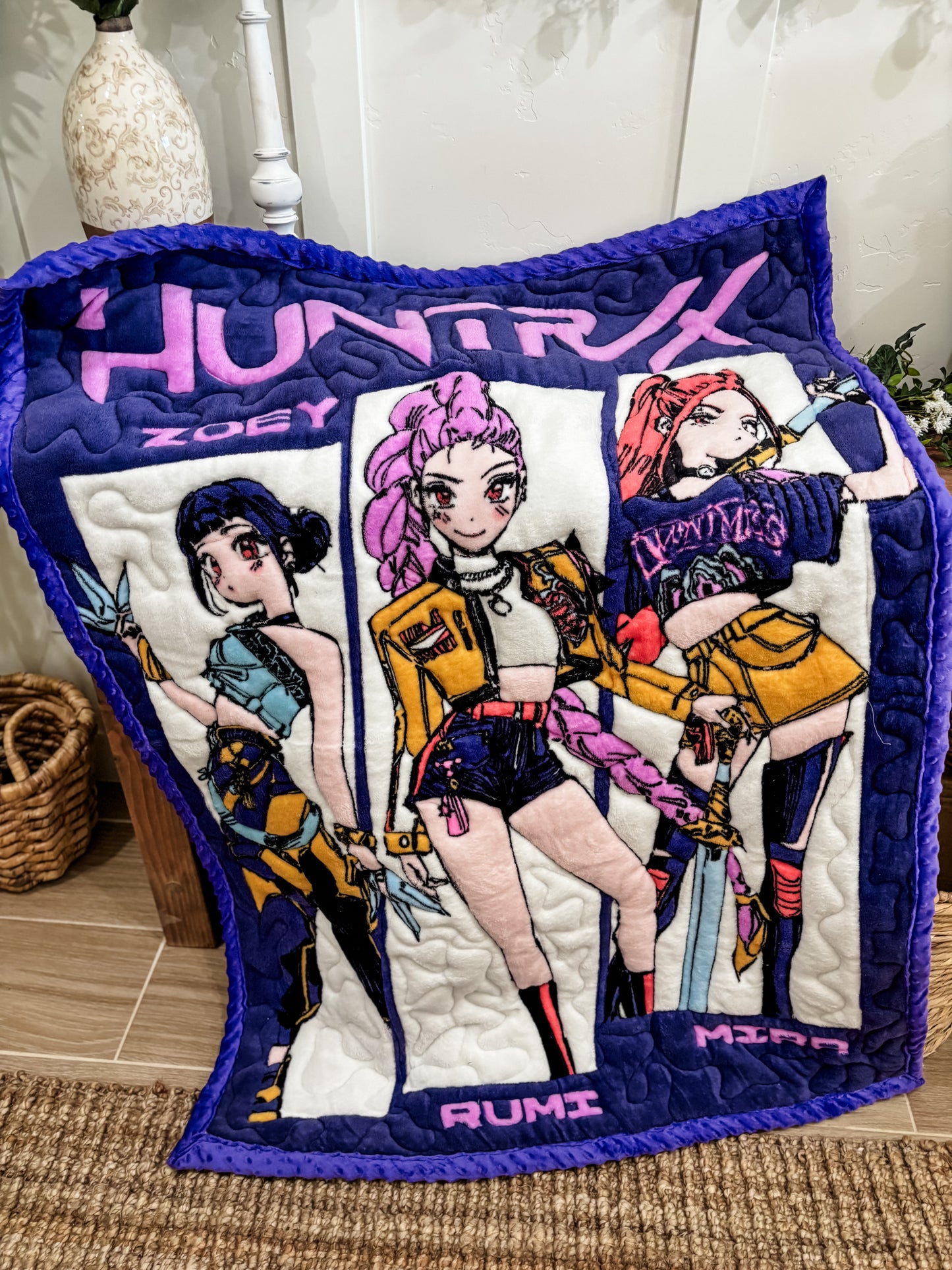 💜 Huntrix Minky Blanket