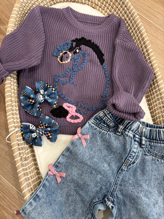 Eeyore-inspired sweater: