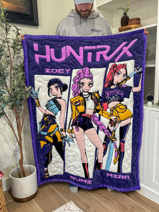 💜 Huntrix Minky Blanket