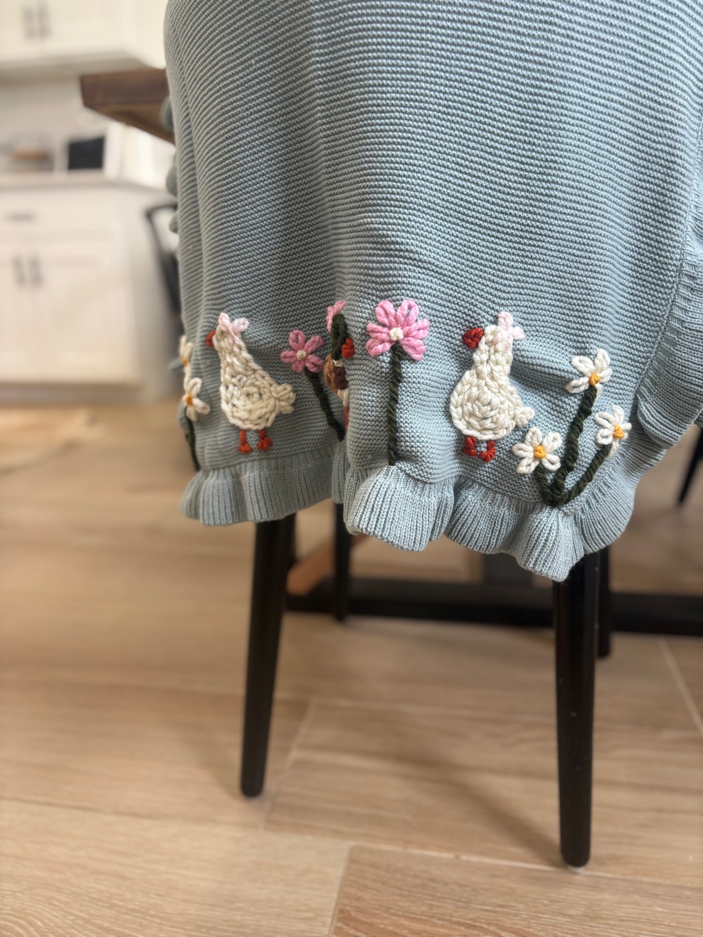 Goose & duck floral blanket
