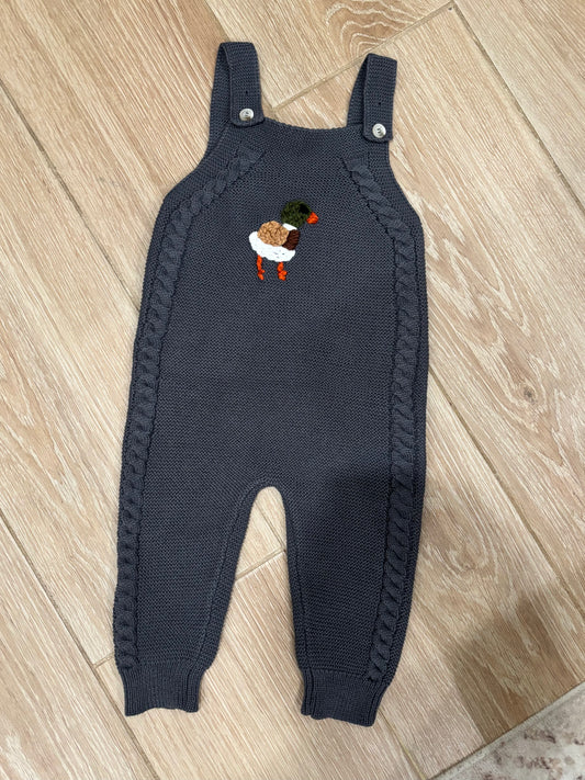 DOND PRICE 🦆Mallard duck grey romper