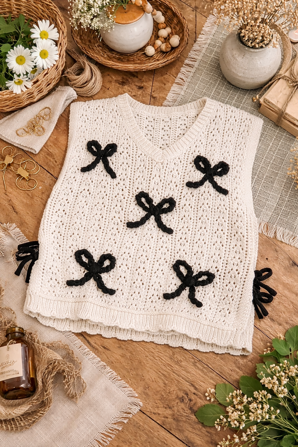 Bow vest collab