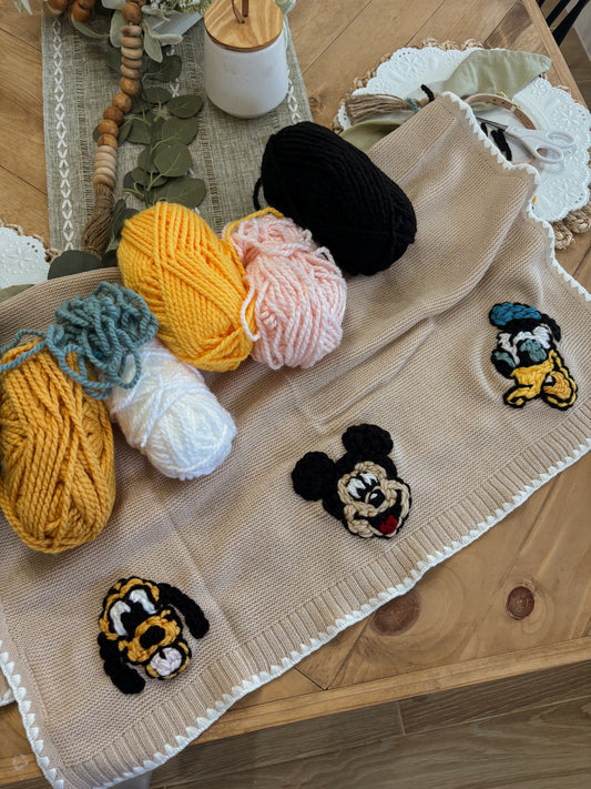 Mickey & friends with added name