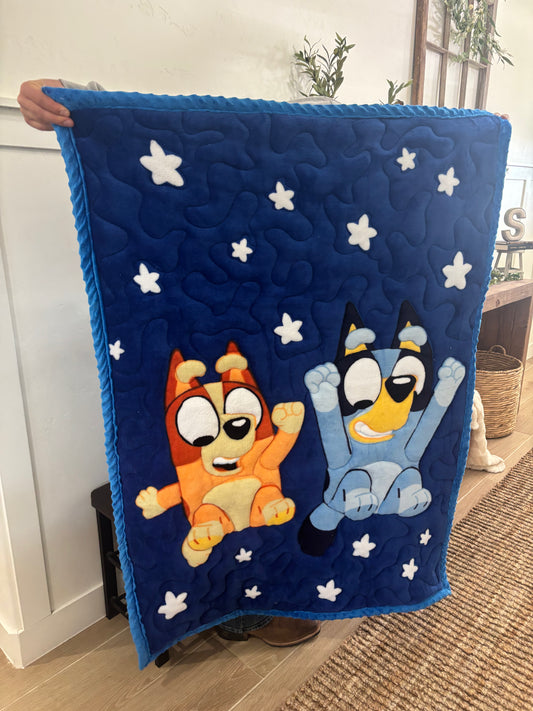💙✨ Bluey Minky Blanket