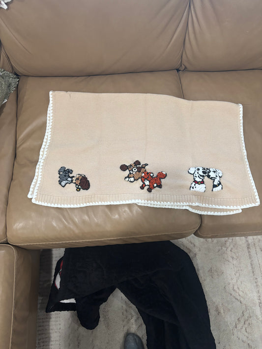 Custom blanket with added name