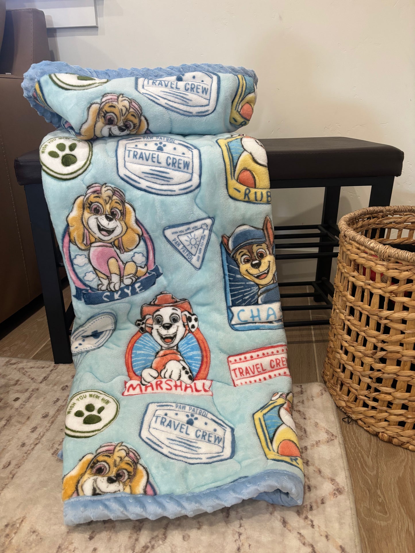 🐾 Paw Patrol Minky Blanket