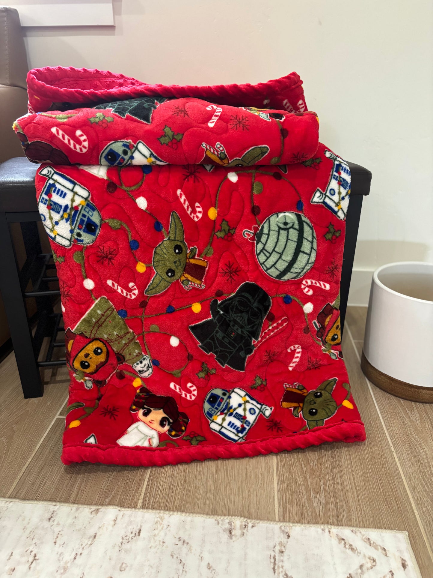 Star Wars Christmas | Handmade Minky-Backed Quilt