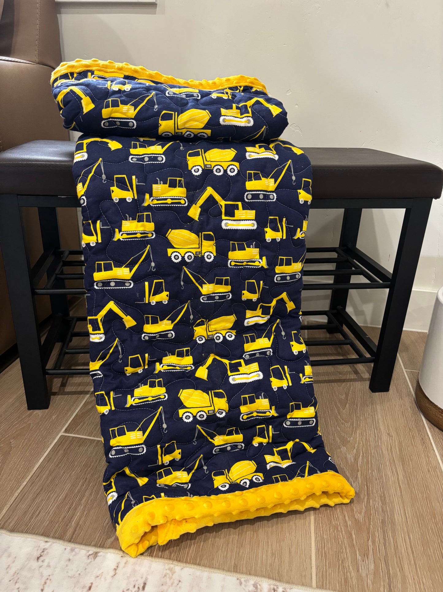 Under Construction | Handmade Minky-Backed Quilt