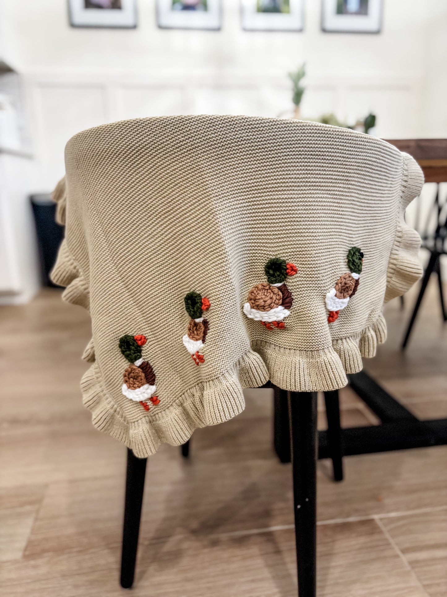Mallard Duck Knit Blanket 🦆