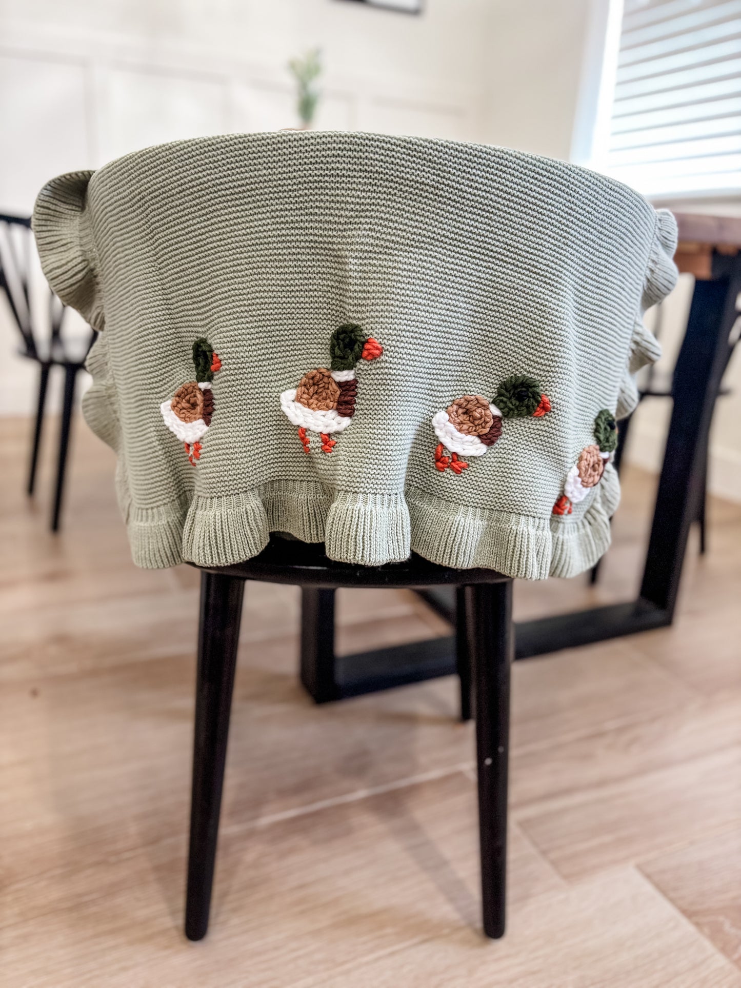 Mallard Duck Knit Blanket 🦆