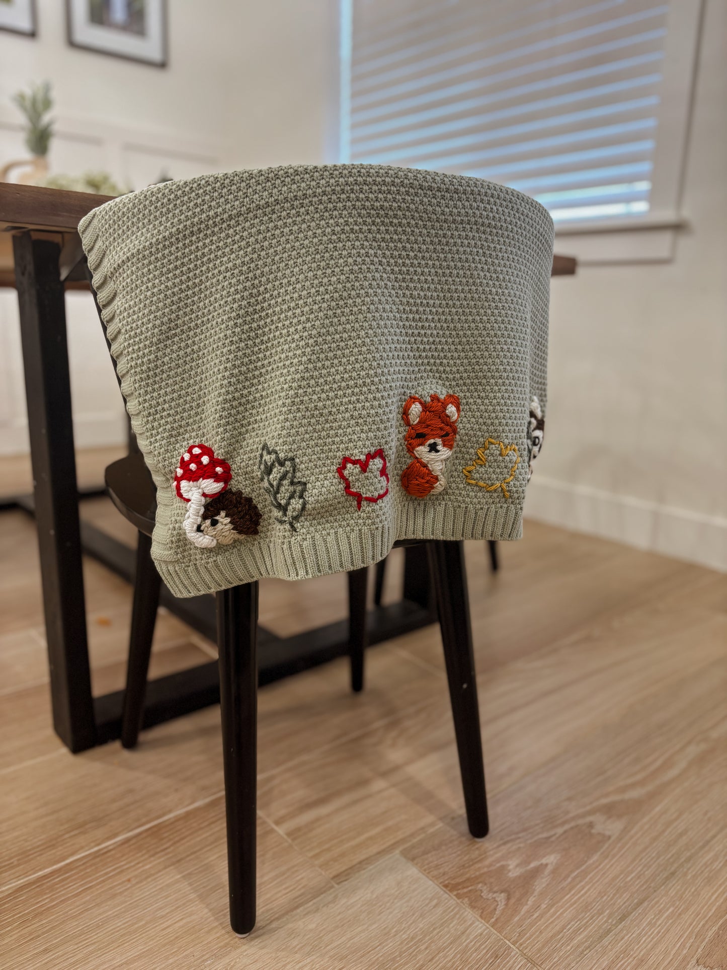 Woodland creatures blanket  🦊