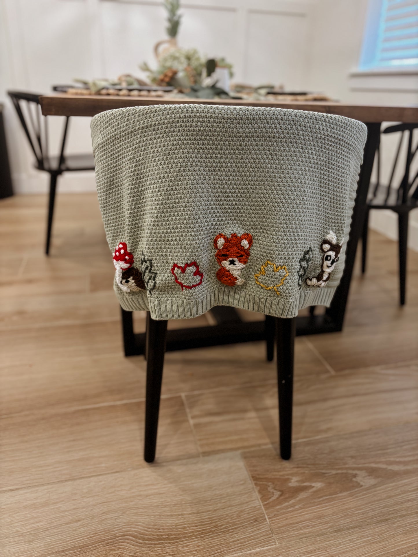 Woodland creatures blanket  🦊