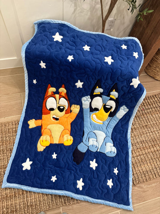 💙✨
Bluey Minky Blanket