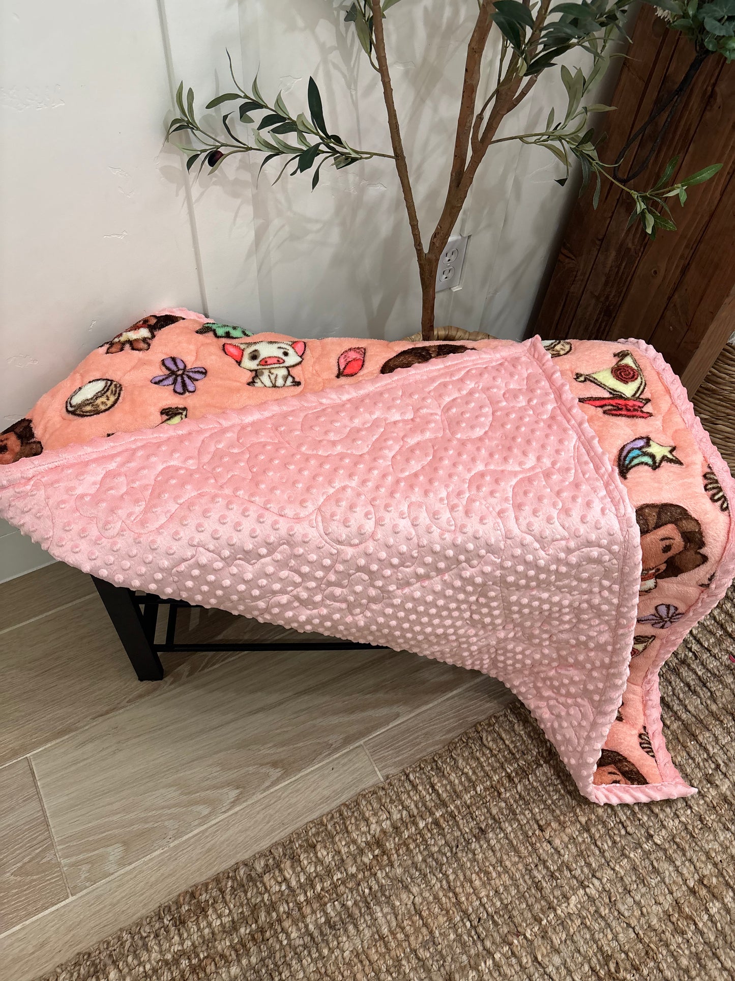 🌊🌺
Moana Minky Blanket