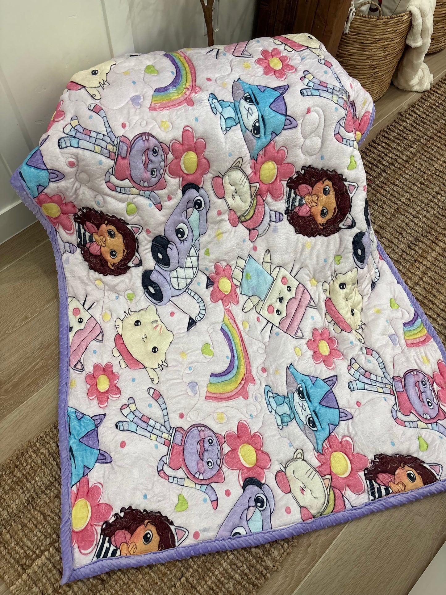 🐾💖
Gabby’s Dollhouse Minky Blanket