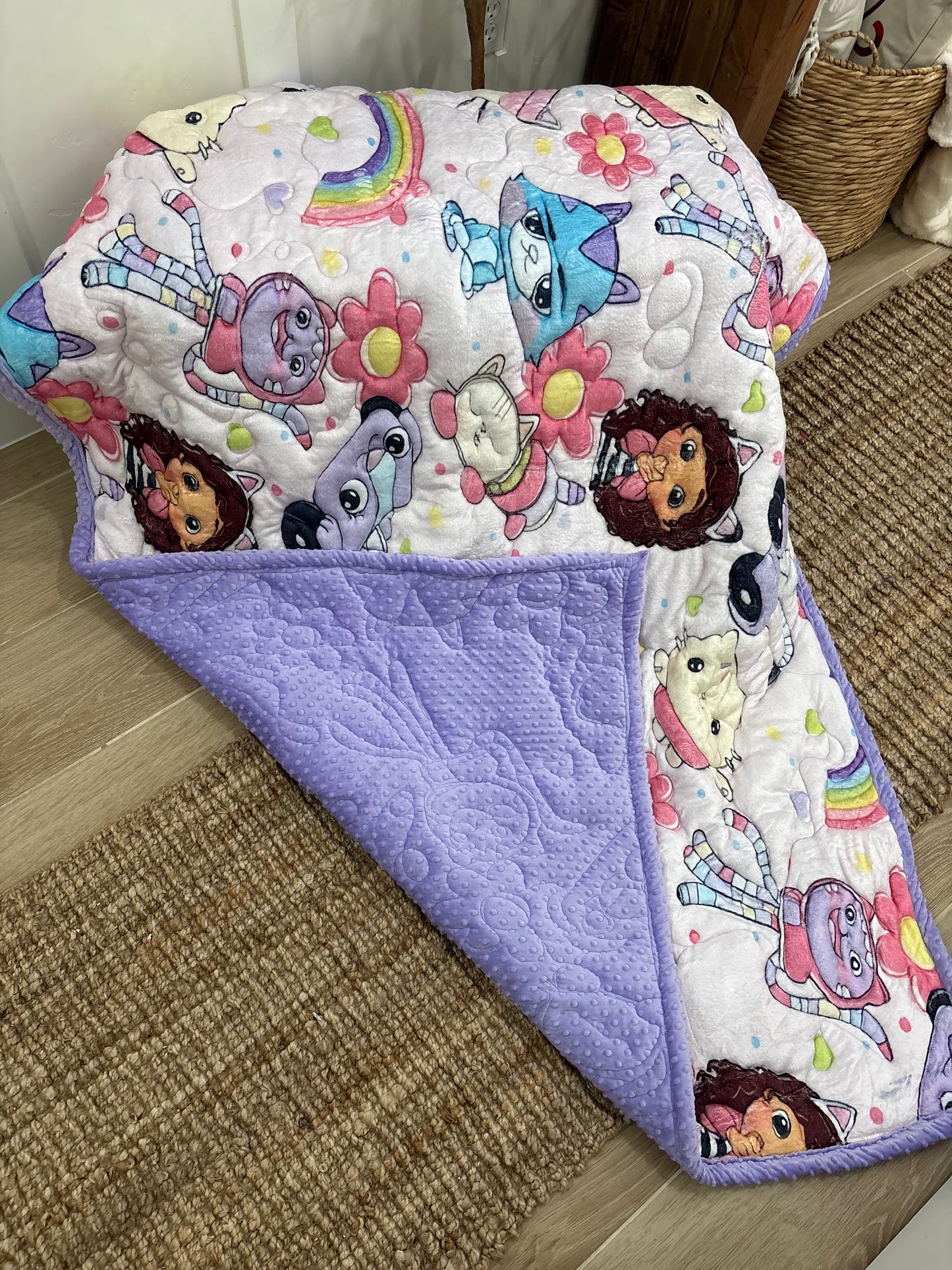 🐾💖
Gabby’s Dollhouse Minky Blanket