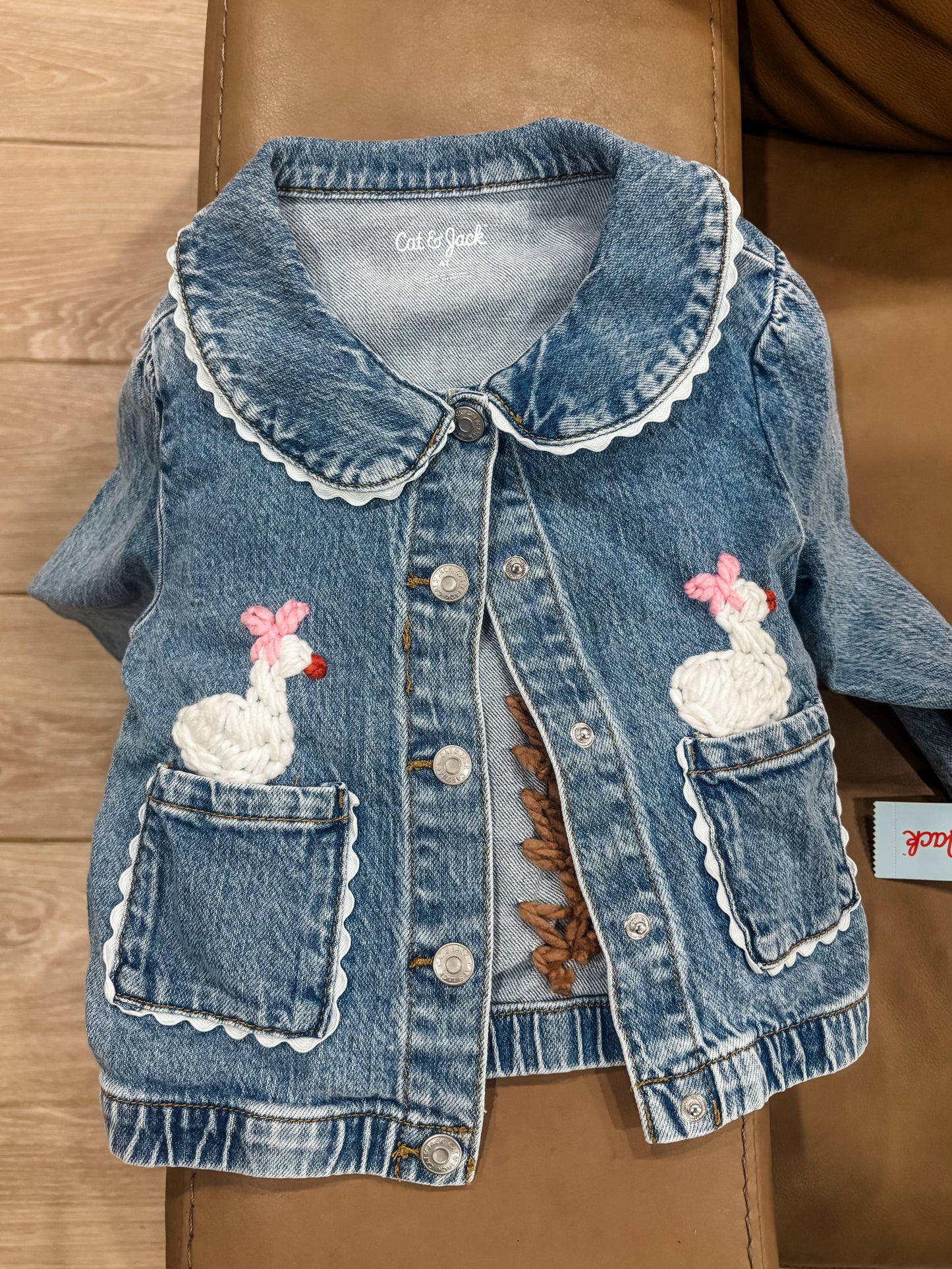 😍🌼🪿 Total heirloom statement piece denim jacket