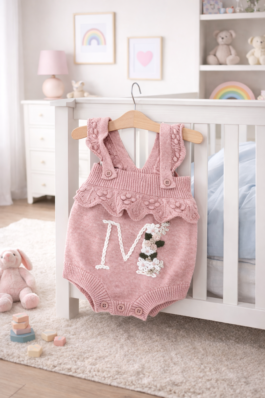 M initial romper