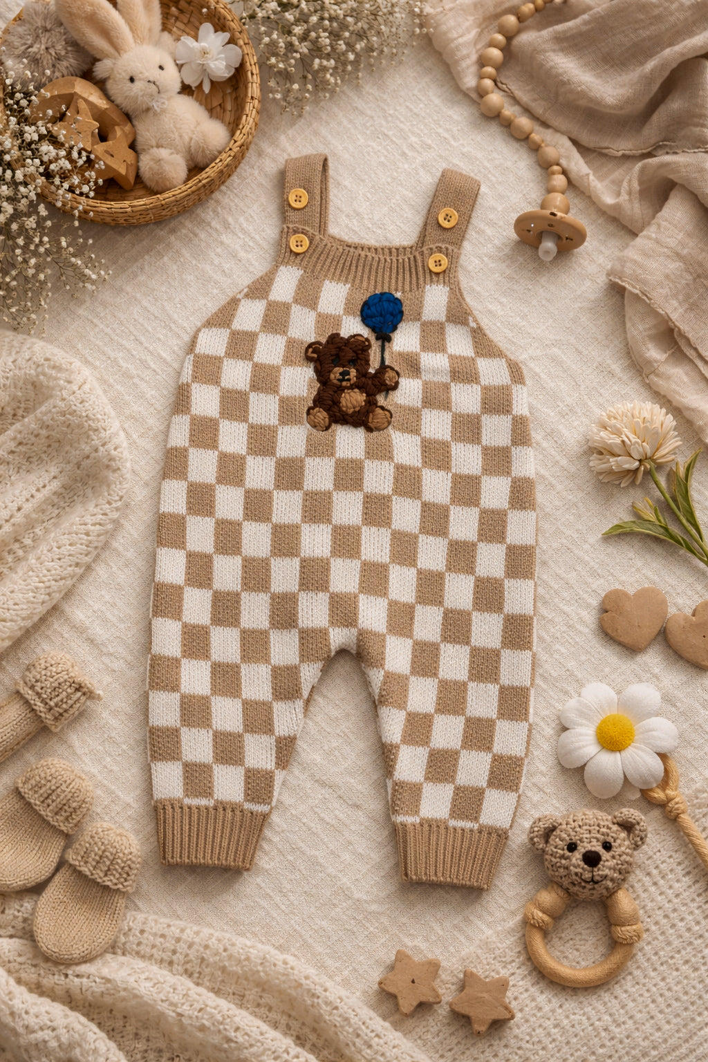 Teddy overalls 🧸🎈(collab price)